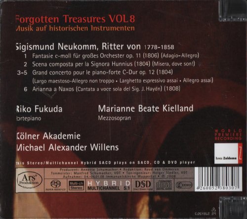 Kölner Akademie, Michael Alexander Willens - Neukomm: Piano Concerto, Orchestral Fantasia, Cantata (Forgotten Treasures Vol. 8) (2008) CD-Rip