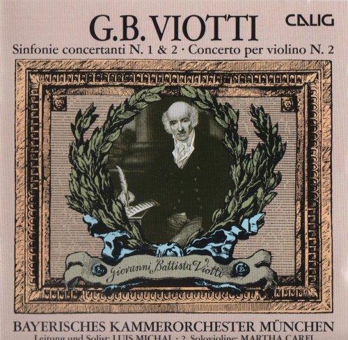 Luis Michal, Bayerische Kammerorchester München - Viotti: Sinfonias, Concerto per violino N. 2 (1992) CD-Rip