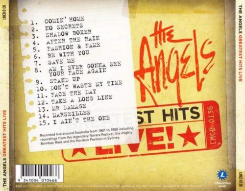 The Angels - Greatest Hits Live! (2011)