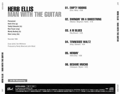 Herb Ellis - Man with the Guitar (1965) CD Rip