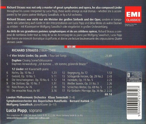Lucia Popp - Strauss: Vier letzte Lieder, Daphne, 12 Lieder (2008) CD-Rip