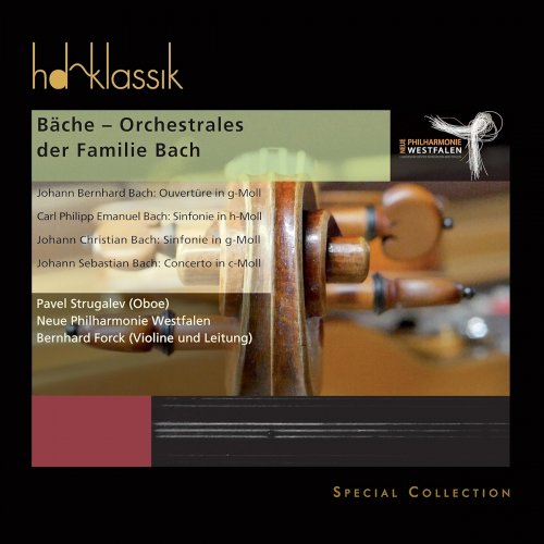 Neue Philharmonie Westfalen, Bernhard Forck, Pavel Strugalev - Bäche - Orchestrales der Familie Bach (2023)