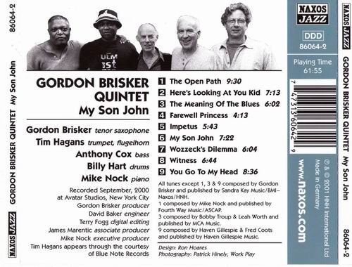 Gordon Brisker Quintet - My Son John (2001)