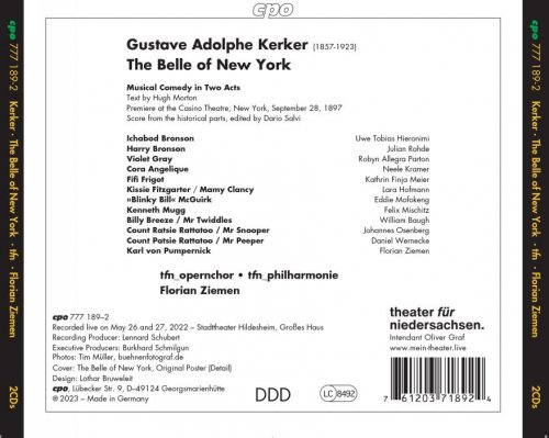 Florian Ziemen - Gustave Adolphe Kerker: The Belle of New York (2023) Hi-Res