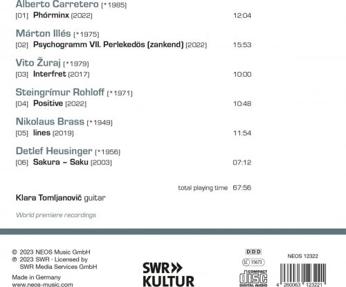 Klara Tomljanovič - New Guitar Works (2023) Hi-Res