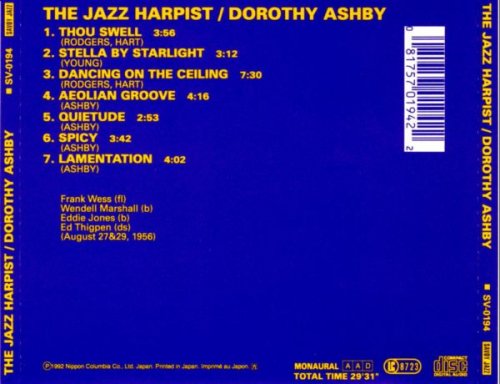 Dorothy Ashby - The Jazz Harpist (1957) [1992]