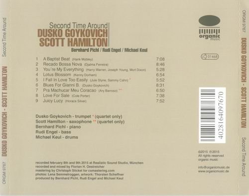 Dusko Goykovich & Scott Hamilton - Second Time Around (2015)