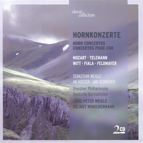 Sebastian Weigle, Dresdner Philharmonie, Jörg-Peter Weigle, Dietrich Knothe - Horn Concertos (2004)