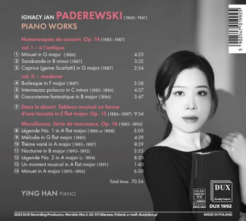 Ying Han - Paderewski: Piano Works (2023)