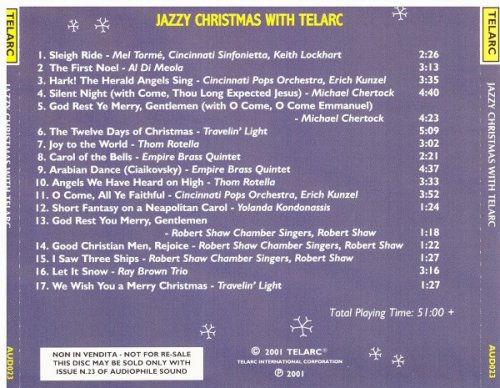 VA - Jazzy Christmas with Telarc! (2001)