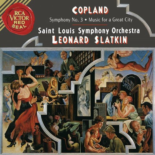 Leonard Slatkin - Aaron Copland: Symphony No. 3 & Music for a Great City (2023)