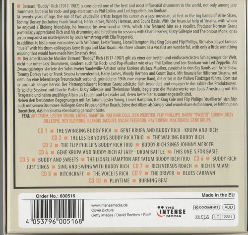 Buddy Rich - Milestones Of A Jazz Legend (2020) [10CD Box Set]