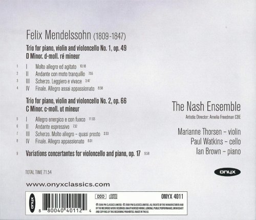 The Nash Ensemble - Mendelssohn: Piano Trios (2006) CD-Rip