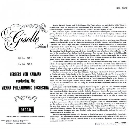 Herbert von Karajan - Adolphe Adam: Giselle (1962) LP