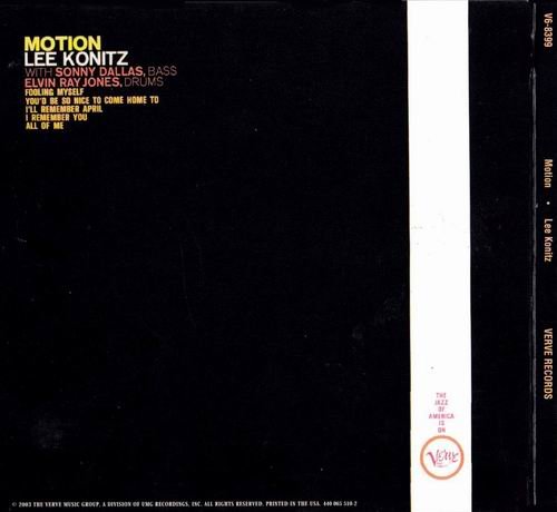 Lee Konitz - Motion (1961) CD Rip