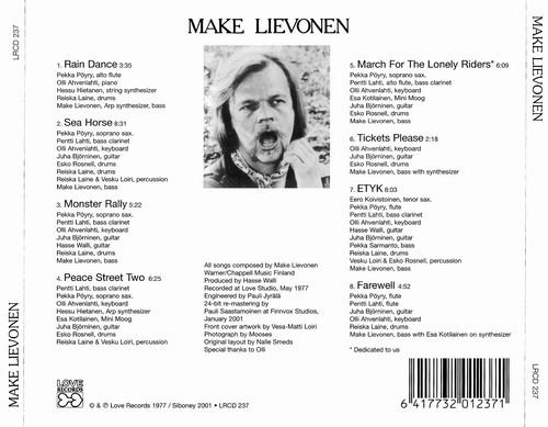 Make Lievonen - Make Lievonen (1977)