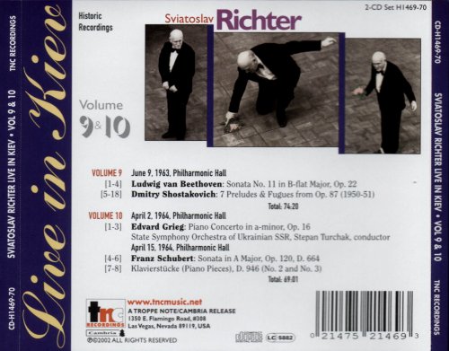 Sviatoslav Richter - Live in Kiev Vol.9~10 (1963-1964) [2002]