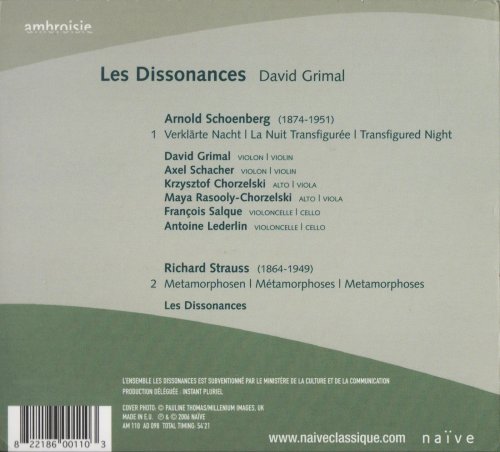 Les Dissonances, David Grimal - Schoenberg: Verklärte Nacht  R. Strauss: Metamorphosen (2006) CD-Rip