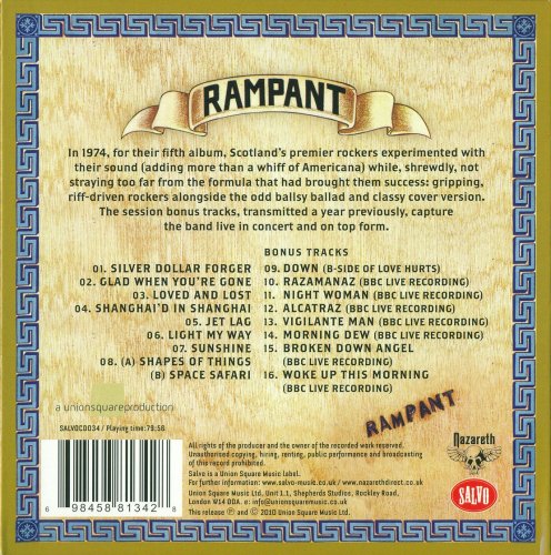 Nazareth - Rampant (1974) [2010]