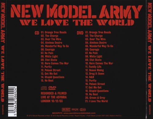 New Model Army - We Love The World (2013) CD-Rip