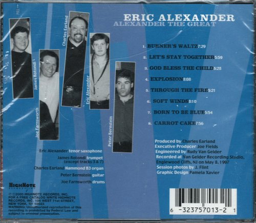 Eric Alexander - Alexander The Great (2000) FLAC