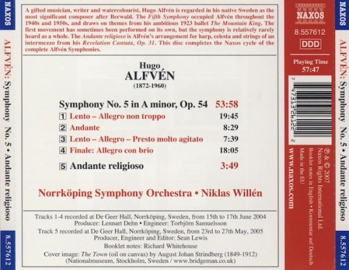 Norrköping Symphony Orchestra, Niklas Willén - Alfvén: Symphony No.5 / Andante religioso (2007)