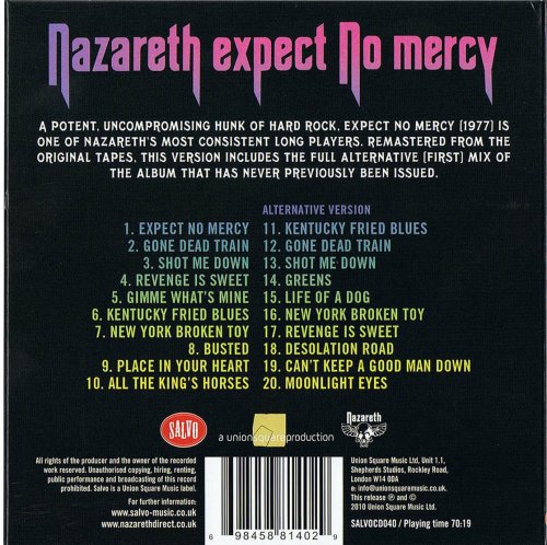 Nazareth - Expect No Mercy (1977) [2010]