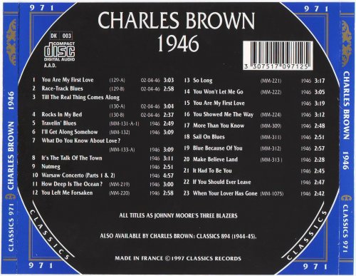 Charles Brown - 1946 {The Chronological Classics, 971} (1997)