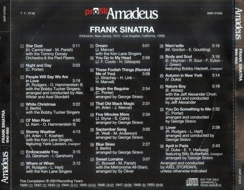 Frank Sinatra - 1940-1950 (2001)