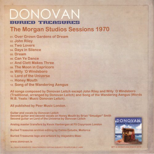 Donovan - Buried Treasures 1 (The Morgan Studios Sessions 1970) (2016) FLAC