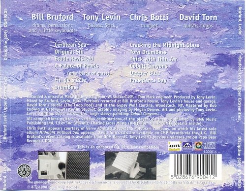 Bruford Levin Upper Extremities - Bruford Levin Upper Extremities (1998) CD-Rip