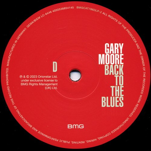 Gary Moore - Back to the Blues (2023 Deluxe Edition) LP