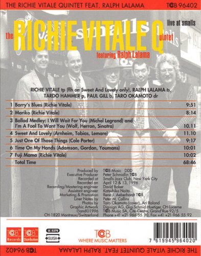 Richie Vitale - Richie Vitale Live At Smalls (1996) FLAC