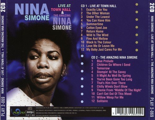 Nina Simone - Live At Town Hall & The Amazing Nina Simone (2CD) (2010) Lossless