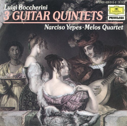 Narciso Yepes, Melos Quartett - Boccherini: 3 Guitar Quintets (1990)