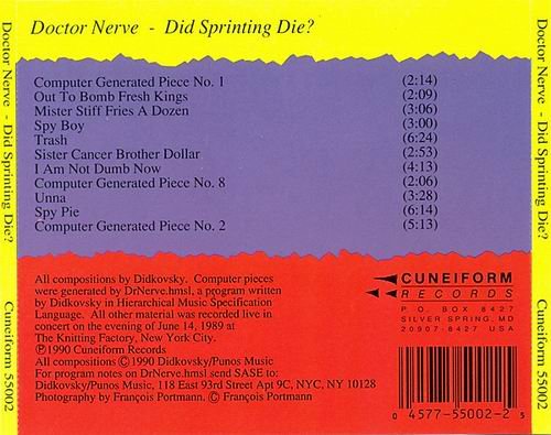 Doctor Nerve - Did Sprinting Die? (1990)