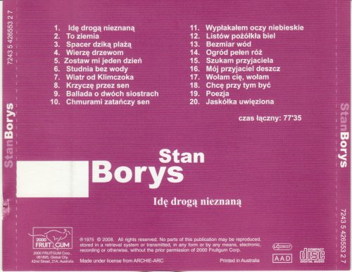 Stan Borys - Ide Droga Nieznana (2002) CD-Rip