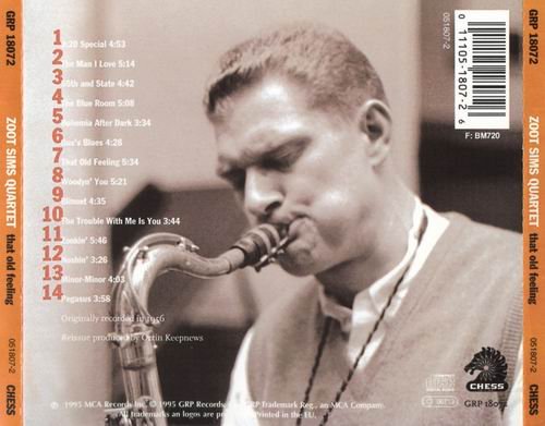 Zoot Sims Quartet - That Old Feeling (1995)