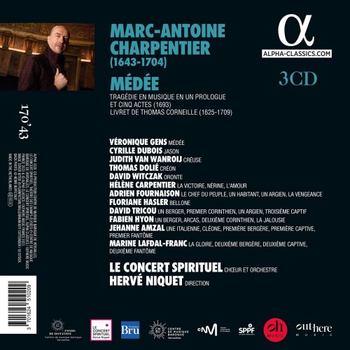 Le Concert Spirituel, Hervé Niquet - Charpentier: Médée (2024) [Hi-Res]