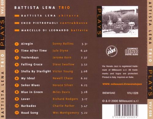 Battista Lena Trio - Plays (2000)