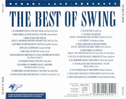 Various Artists - Memory Lane Presents - The Best of Swing (2001)