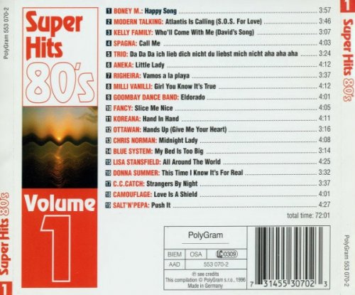 VA - Super Hits 80's Volume 1 (1996)