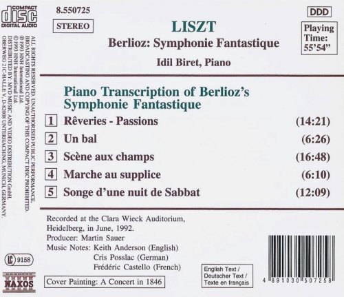 Idil Biret - Liszt: Berlioz Symphonie Fantastique (Piano transcrption) (1993) CD-Rip