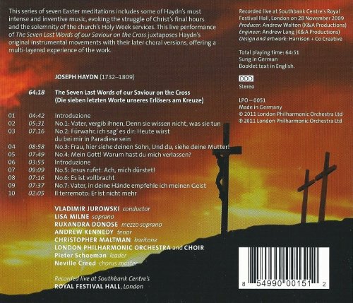 London Philharmonic Orchestra, Vladimir Jurowski - Haydn: The Seven Last Words of our Saviour on the Cross (2011) CD-Rip