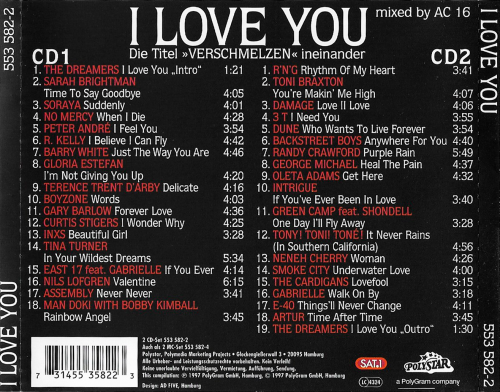 VA - I Love You: 35 Original Lovesongs Non-Stop (1997) CD-Rip