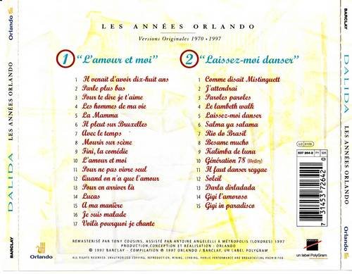 Dalida - Les années Orlando (2CD) (1999) CD-Rip