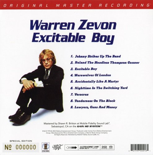Warren Zevon Excitable Boy 1978 2023 Sacd 4742