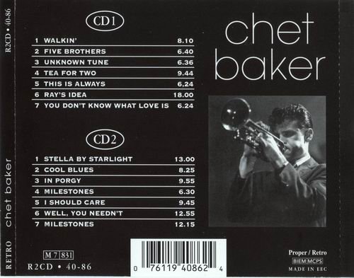 Chet Baker - The Gold Collection: Classic Performances (1999)