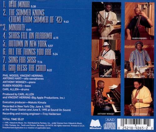 Phil Woods, Vincent Herring, Antonio Hart - Alto Summit (1996) CD Rip