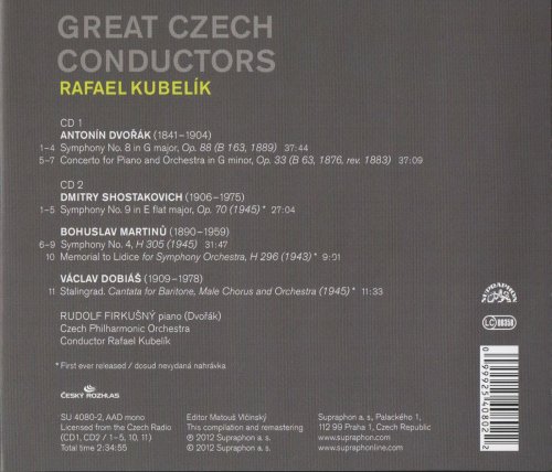 Rafael Kubelik - Great Czech Conductors (2012) CD-Rip